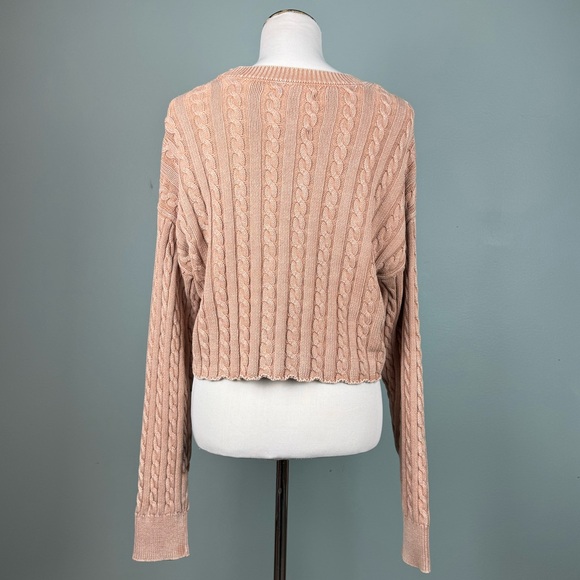 Aerie Salmon Colored Soft Sweater - Picture 3 of 4